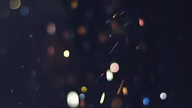 欢乐跳跃的粒子光点视频素材视频的预览图